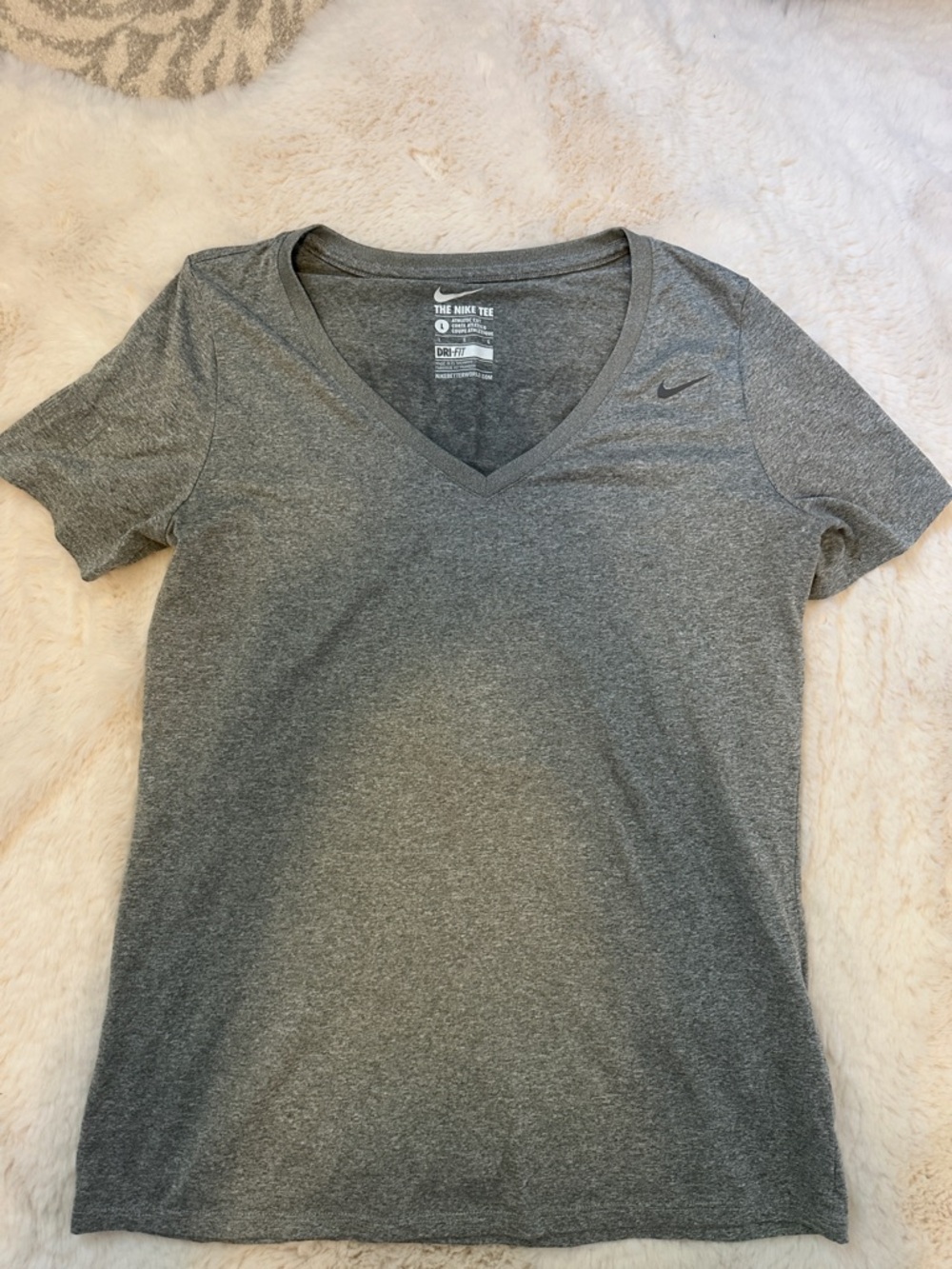 Nike x UPenn dri-fit grey t-shirt, size large